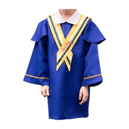 SKDA030  製造長袖畢業袍  設計繡花披肩 魔術貼 幼兒園 小學畢業袍 畢業袍供應商 SKDA030  製造長袖畢業袍  設計繡花披肩 魔術貼 幼兒園 小學畢業袍 畢業袍供應商